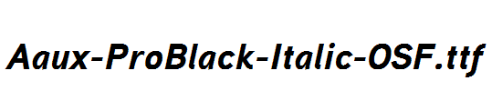 Aaux-ProBlack-Italic-OSF