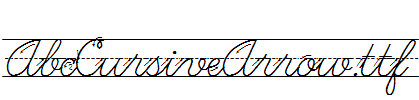 AbcCursiveArrow