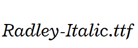 Radley-Italic