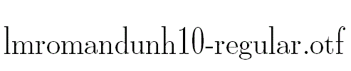 lmromandunh10-regular