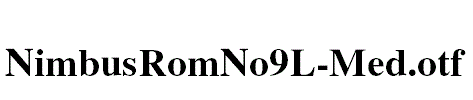 NimbusRomNo9L-Med