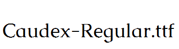 Caudex-Regular