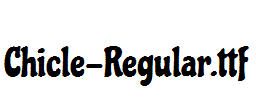 Chicle-Regular