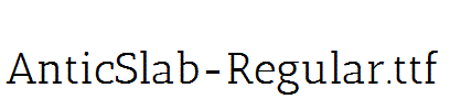 AnticSlab-Regular