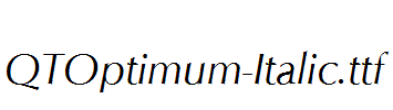 QTOptimum-Italic
