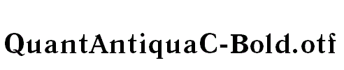QuantAntiquaC-Bold