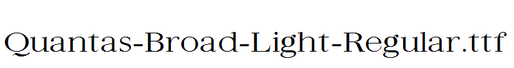 Quantas-Broad-Light-Regular