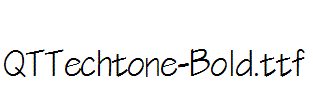 QTTechtone-Bold