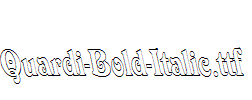 Quardi-Bold-Italic