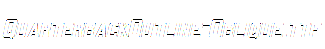 QuarterbackOutline-Oblique