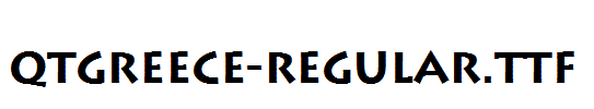 QTGreece-Regular