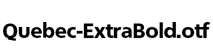 Quebec-ExtraBold