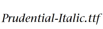 Prudential-Italic
