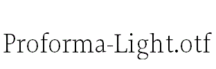 Proforma-Light