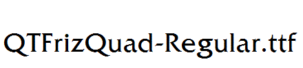 QTFrizQuad-Regular