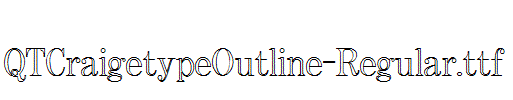 QTCraigetypeOutline-Regular