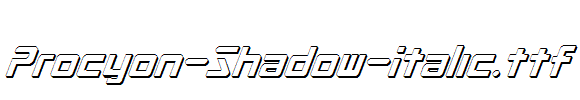 Procyon-Shadow-Italic