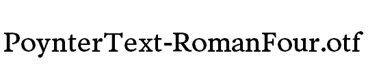 PoynterText-RomanFour