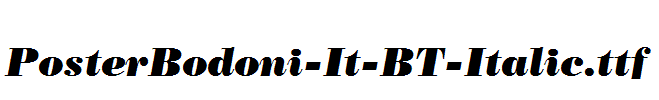 PosterBodoni-It-BT-Italic