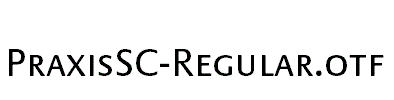 PraxisSC-Regular