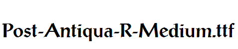 Post-Antiqua-R-Medium