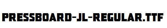 Pressboard-JL-Regular