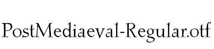 PostMediaeval-Regular