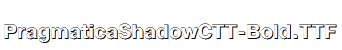 PragmaticaShadowCTT-Bold