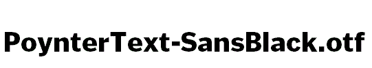 PoynterText-SansBlack