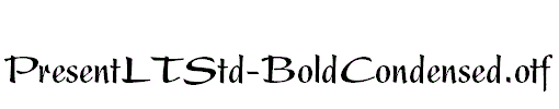 PresentLTStd-BoldCondensed