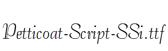 Petticoat-Script-SSi