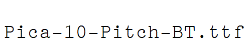 Pica-10-Pitch-BT