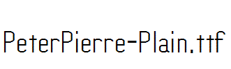 PeterPierre-Plain