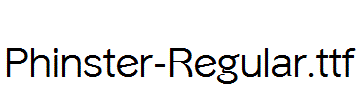 Phinster-Regular