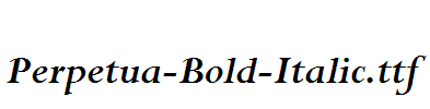 Perpetua-Bold-Italic