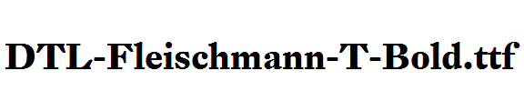 DTL-Fleischmann-T-Bold