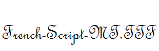 French-Script-MT