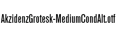 AkzidenzGrotesk-MediumCondAlt