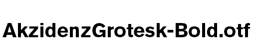 AkzidenzGrotesk-Bold