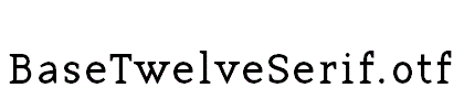 BaseTwelveSerif