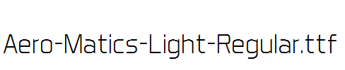Aero-Matics-Light-Regular