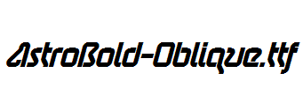 AstroBold-Oblique