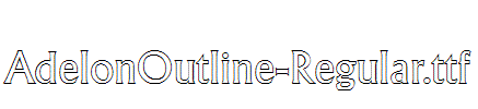 AdelonOutline-Regular