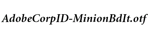 AdobeCorpID-MinionBdIt