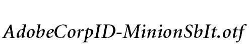 AdobeCorpID-MinionSbIt