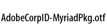 AdobeCorpID-MyriadPkg