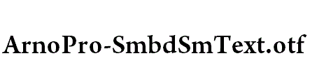 ArnoPro-SmbdSmText