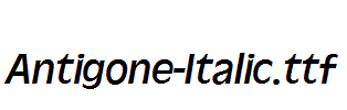 Antigone-Italic