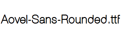 Aovel-Sans-Rounded