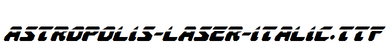 Astropolis-Laser-Italic
